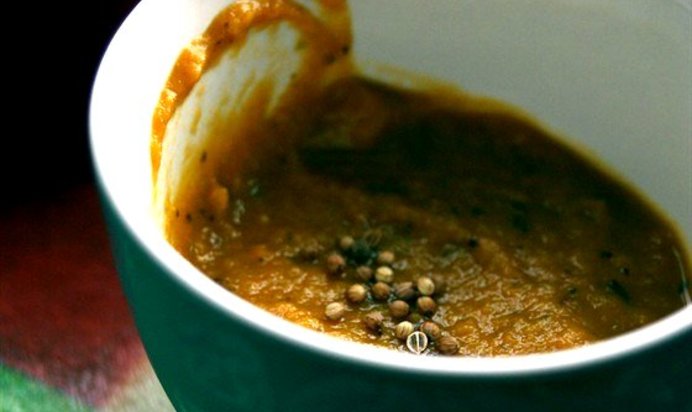 Овощной смузи с кориандром