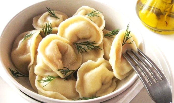 Пельмени с рыбой