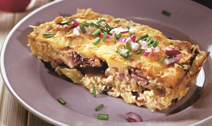 Запеканка из цукини с фенхелем