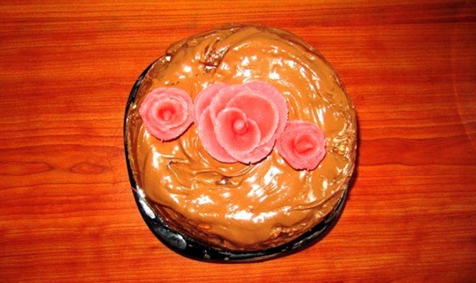 Шарлотка в шоколаде