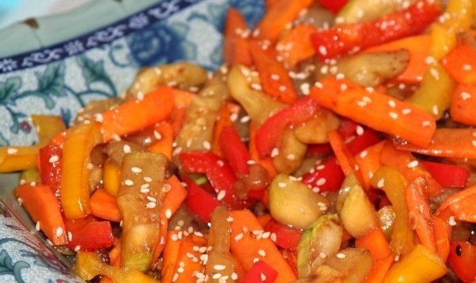Овощи в воке