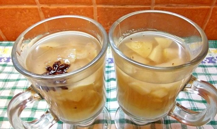 Яблочный кисель