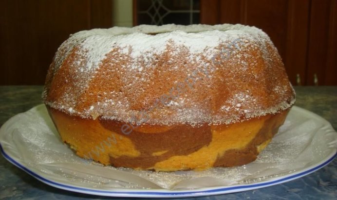 Кекс апельсиновый с шоколадом