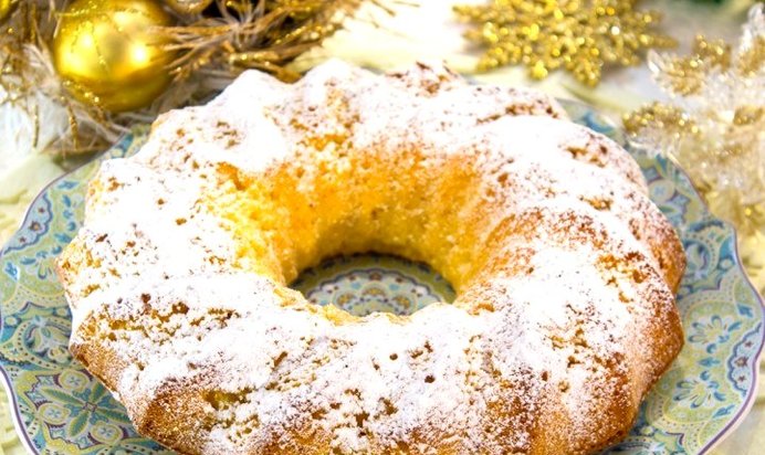 Кекс «Снежинка»