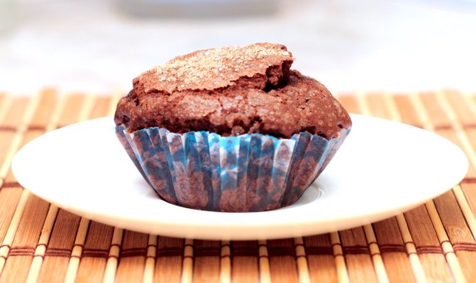 Райские шоколадные маффины с кусочками шоколада