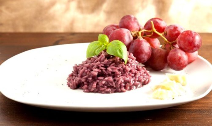 Ризотто с красным вином