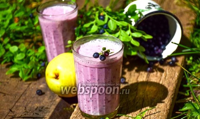 Смузи черника-груша
