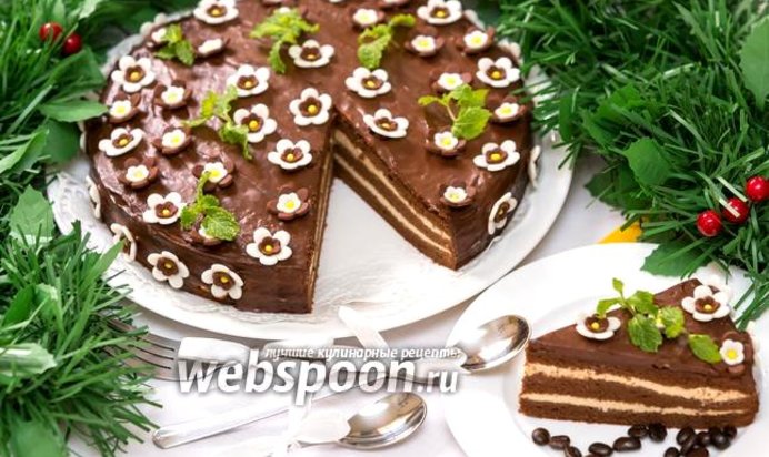 Шоколадно-кофейный торт «Капучино»