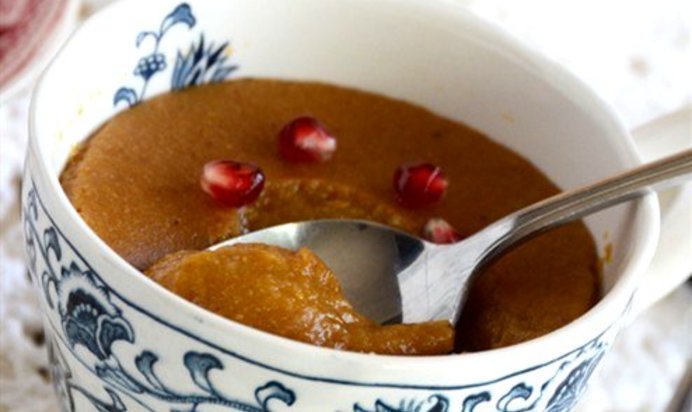 Тыквенный пудинг с кленовым сиропом