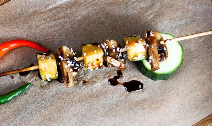 Вегетарианский шашлык