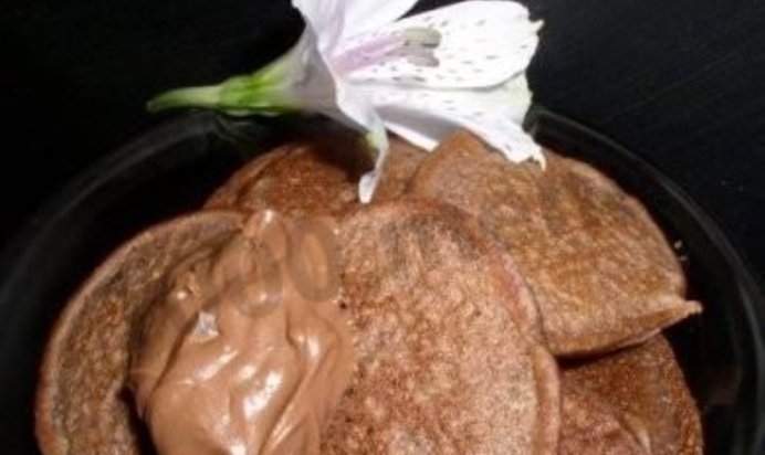 Шоколадно-кофейные оладьи