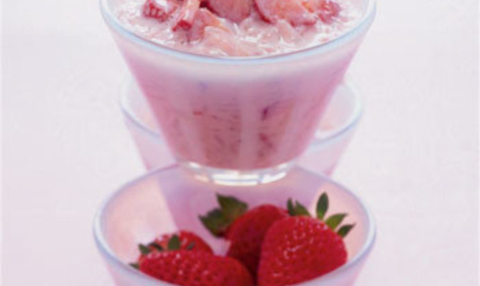 Клубничное ризотто