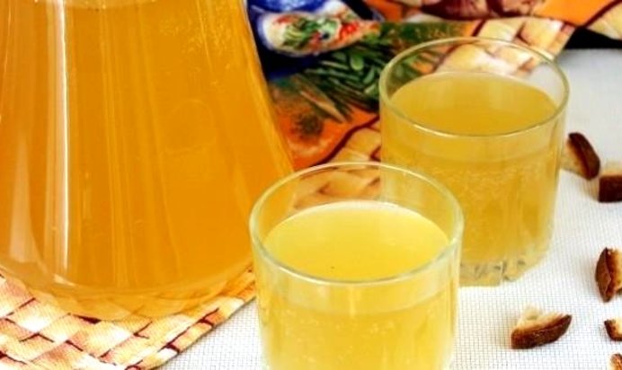 Березовый квас с ячменем