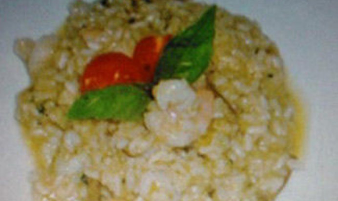 Ризотто с креветками