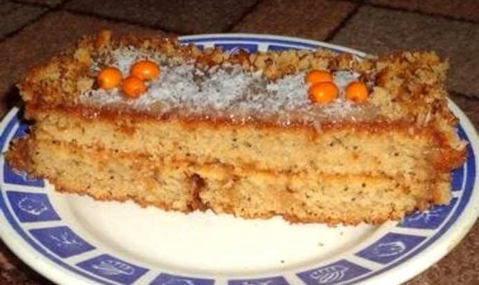 Торт на облепиховом соке