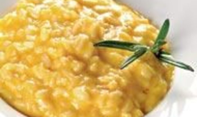 Морковное ризотто с ароматом трюфеля