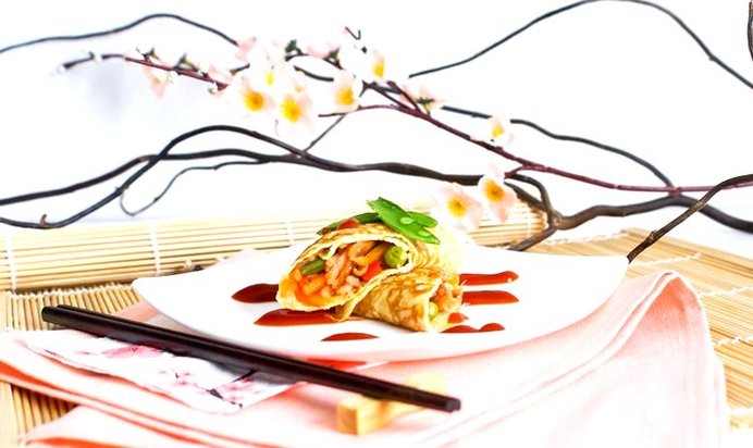 Омлет с рисом по-японски