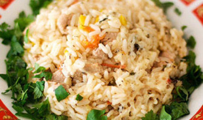 Ризотто с мясом