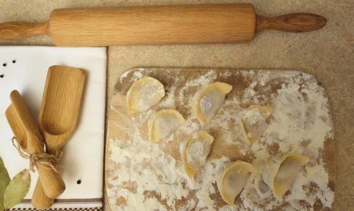 Пельмени с телятиной и гусятиной