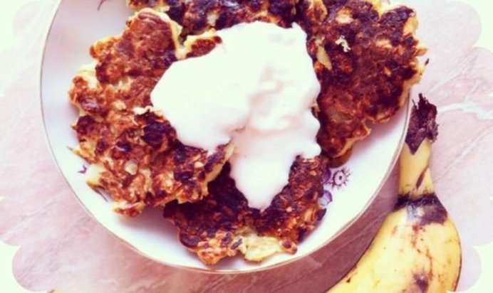 Диетические овсяные оладьи