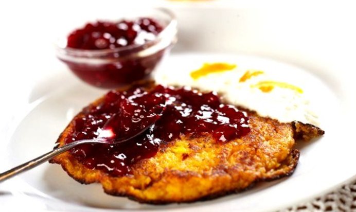 Блины морковные