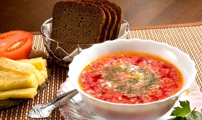 Борщ с картофелем