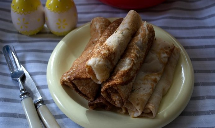 Блины из бутылки