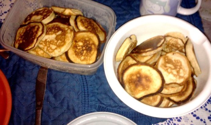 Оладьи на ряженке