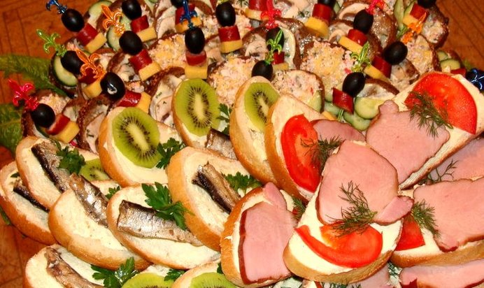 Холодные бутерброды на скорую руку