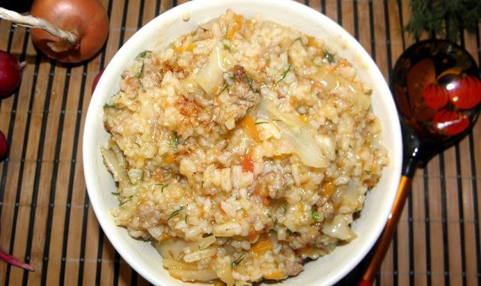 Плов с капустой