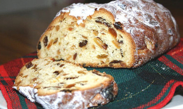 Рождественский кекс кристштоллен (christstollen)