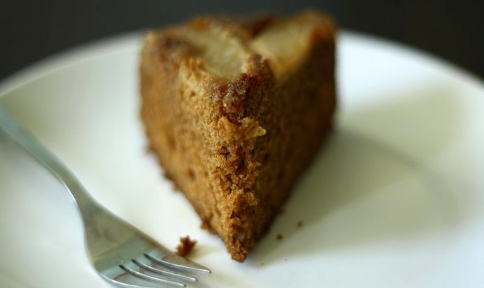 Кекс с грушей