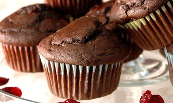 Шоколадные дрожжевые кексы