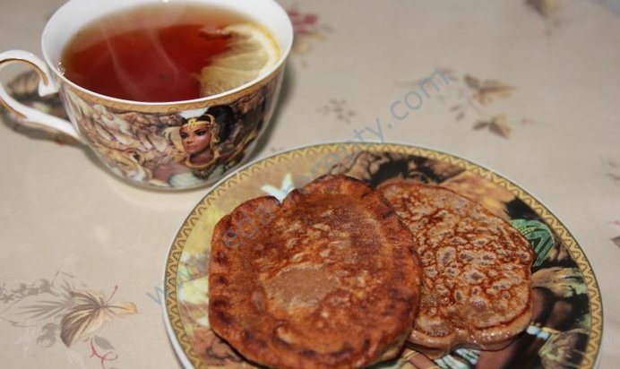 Шоколадные оладьи на кефире