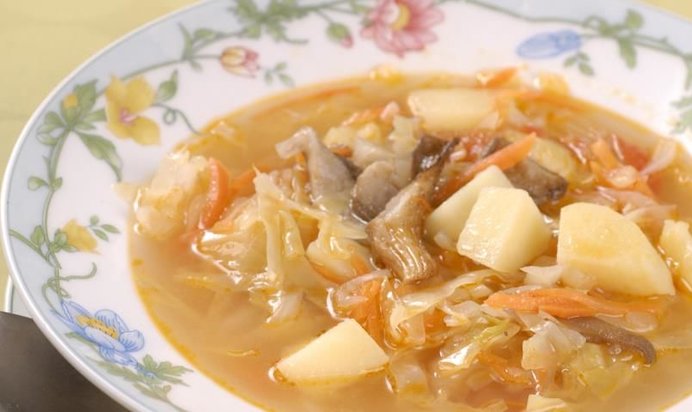 Щи из молодой капусты