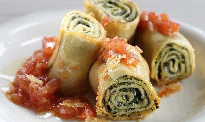 Роллы из пасты