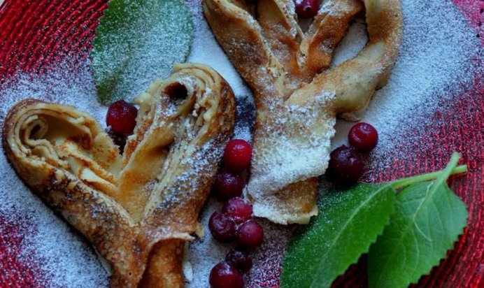 Сливочные блинчики на желтках