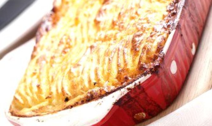 Запеканка из фасоли и картофеля