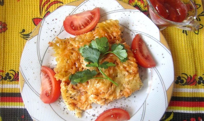 Макаронная запеканка по-простому
