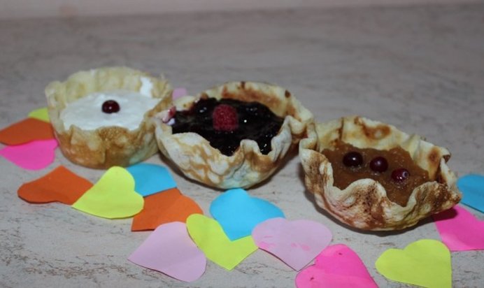 Блинные корзиночки