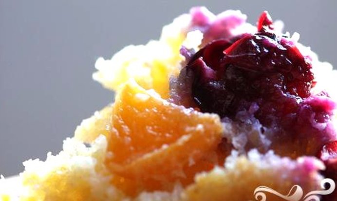 Маффины с черникой и абрикосами