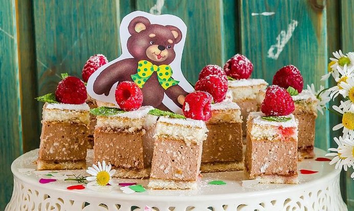 Мини-пирожные для детского праздника