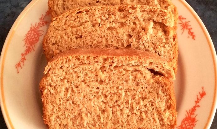 Хлеб по Дюкану в микроволновке