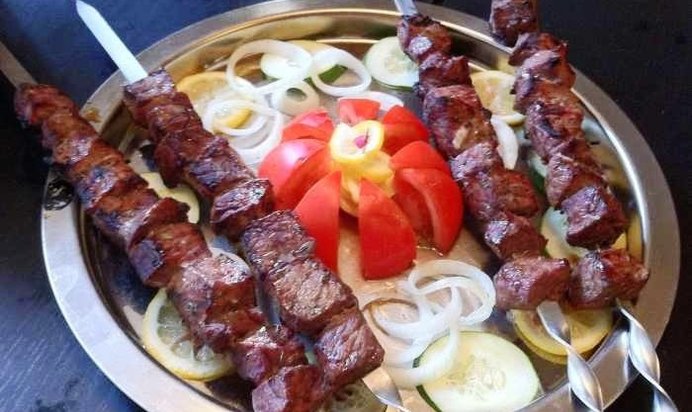 Шашлык из телятины по-азербайджански