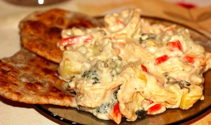 Овощи в сливочном соусе