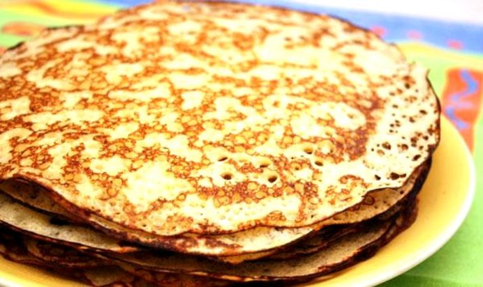 Блины на кислом молоке