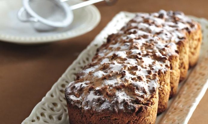 Миндально-апельсиновый кекс с оливковым маслом