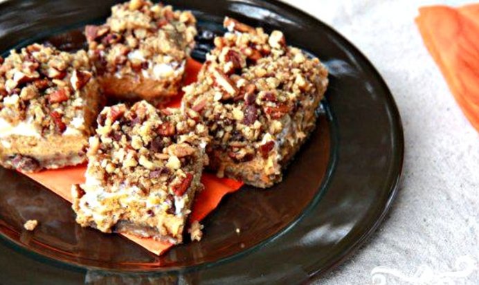 Тыквенно-сливочные пирожные