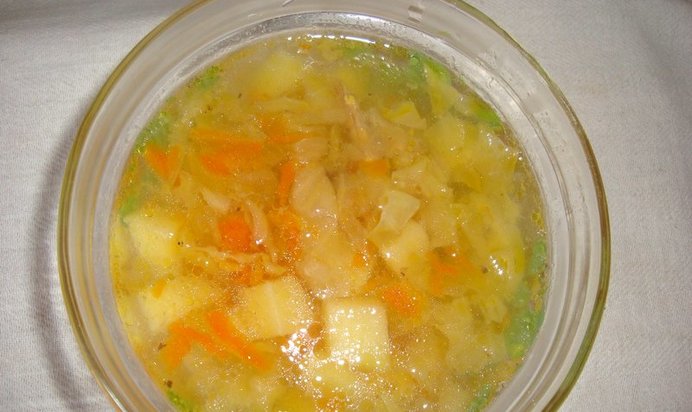 Щи с курицей в мультиварке