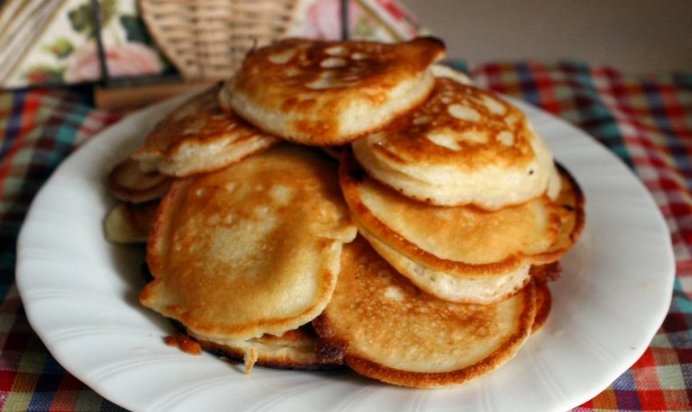 Оладьи на ряженке